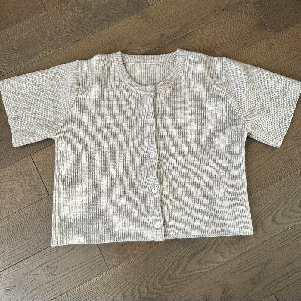 Knit Button Up Top Size Medium